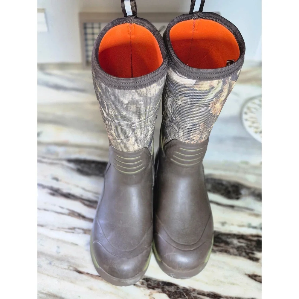 Muck Boot Company Pathfinder Mens 8 Mossy Oak Camo Waterproof Boots MPFMDNA